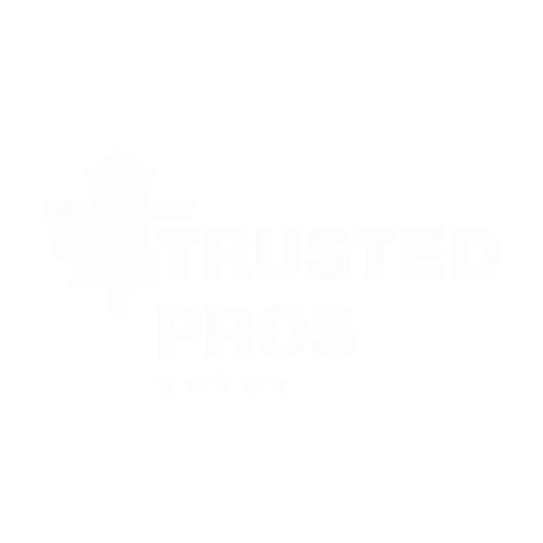 TrustedPros badge displayed on the company website